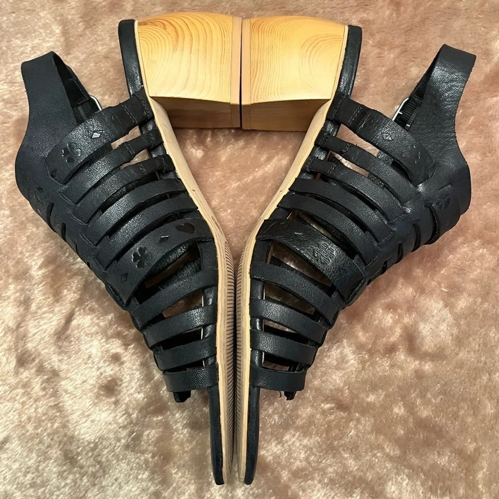 Lucky Brand Natissah Womens Leather Open Toe Huarache Sandals Size 9M